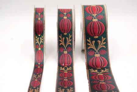 Festliche Kugeln Jacquardband_AI-KN